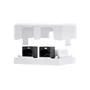 Nanocable Roseta de Superficie RJ45 Cat6 UTP 2 Tomas Blanco, Cable de Red Ethernet